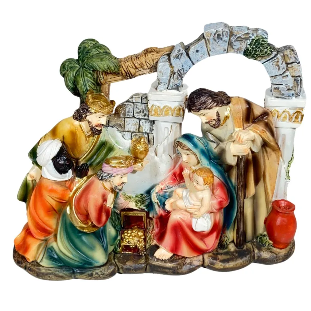 Resin Epiphany Scene with Setting – 12 cm
