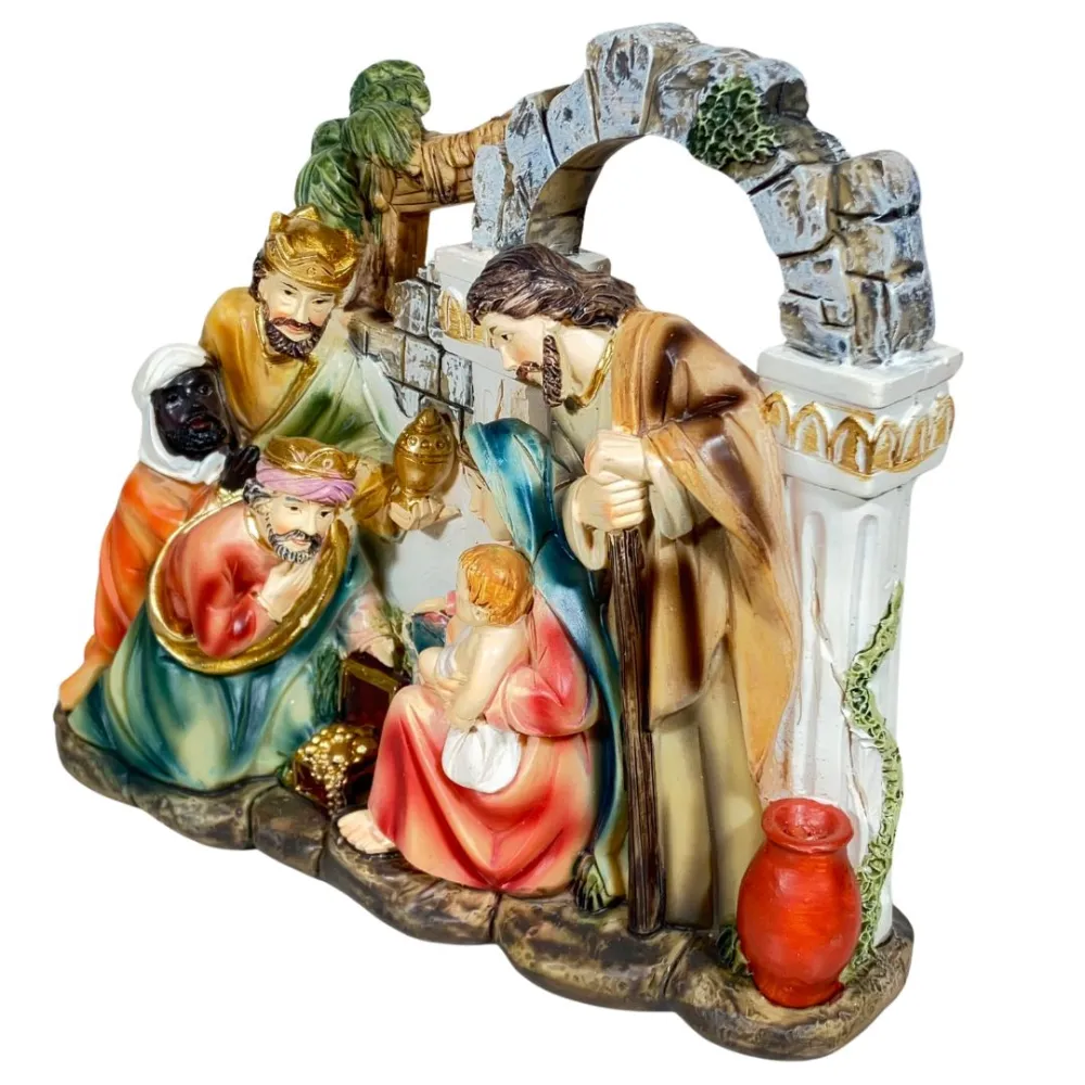 Resin Epiphany Scene with Setting – 12 cm