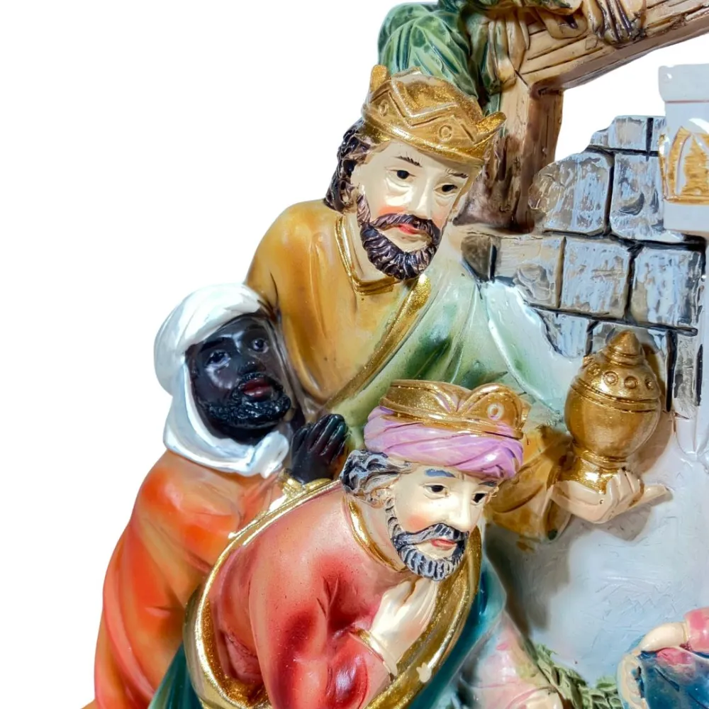 Resin Epiphany Scene with Setting – 12 cm