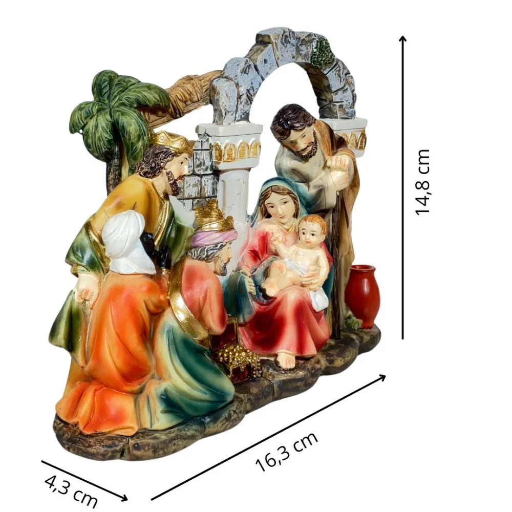 Resin Epiphany Scene with Setting – 12 cm