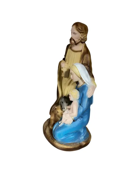 One-Piece Nativity Scene with Ox and Donkey – 23 cm