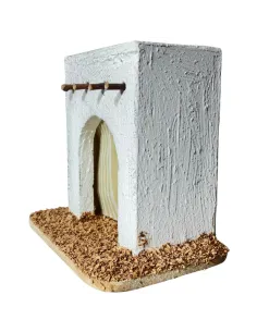Casa palestinese in legno per statue da 4-5 cm 2