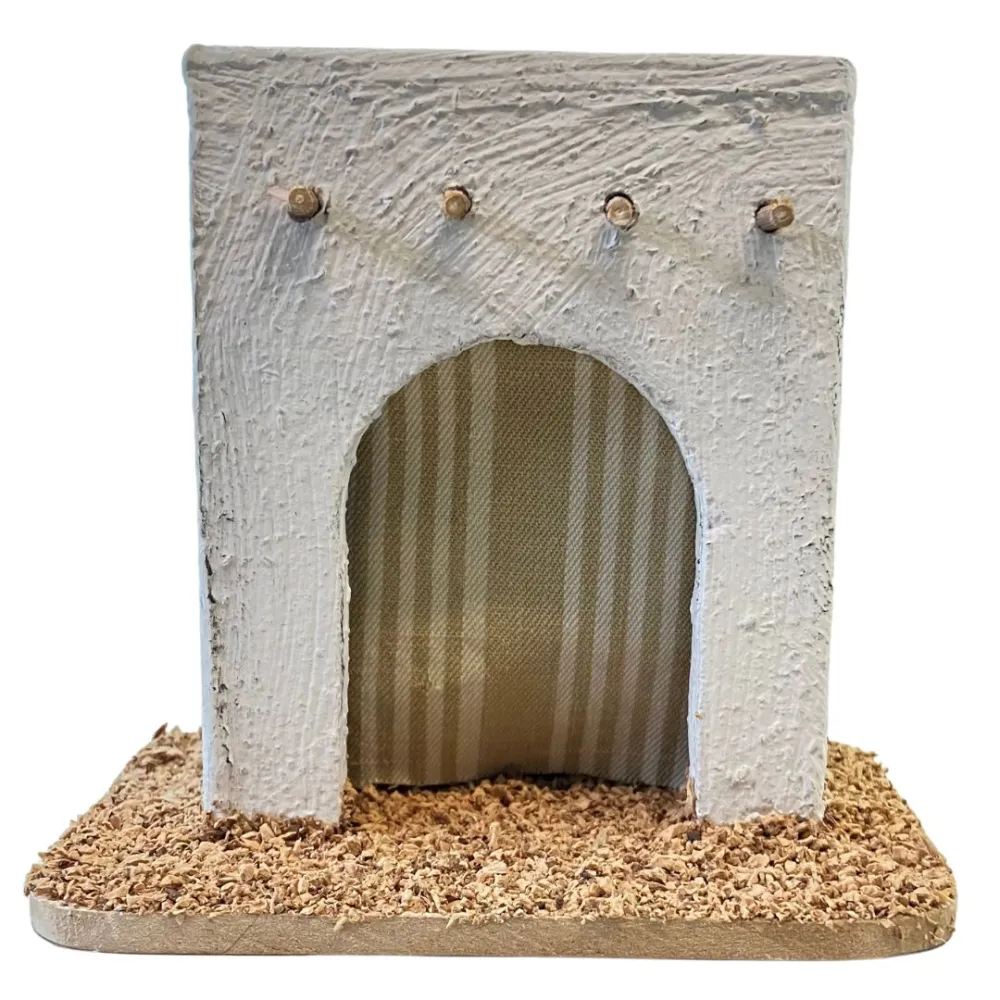 Wooden Palestinian House for 4–5 cm Nativity Figures