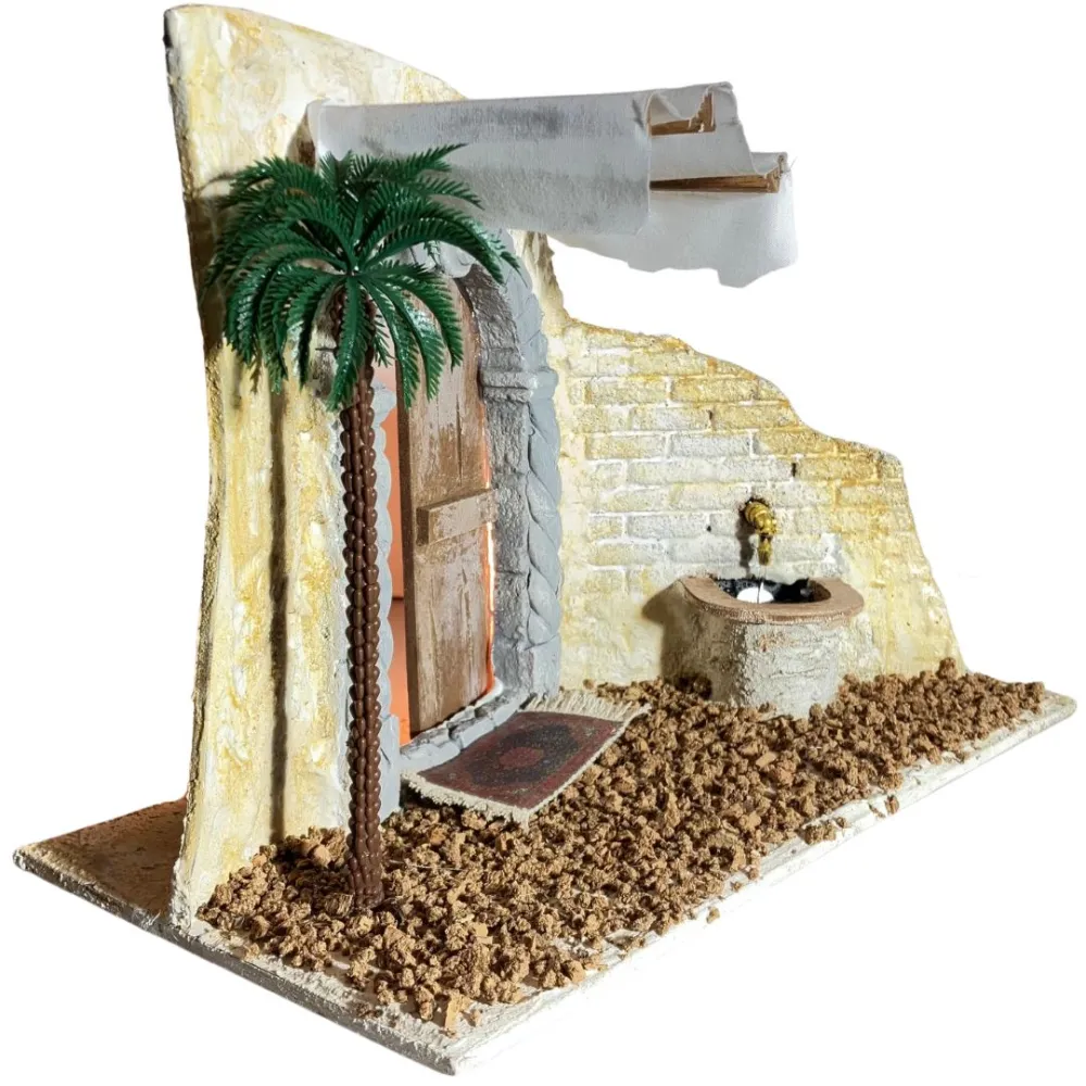 Oriental Setting with Working Fountain for 10–12 cm Nativity Figures