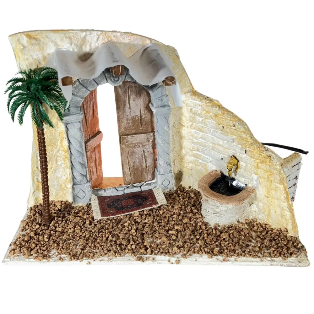 Oriental Setting with Working Fountain for 10–12 cm Nativity Figures