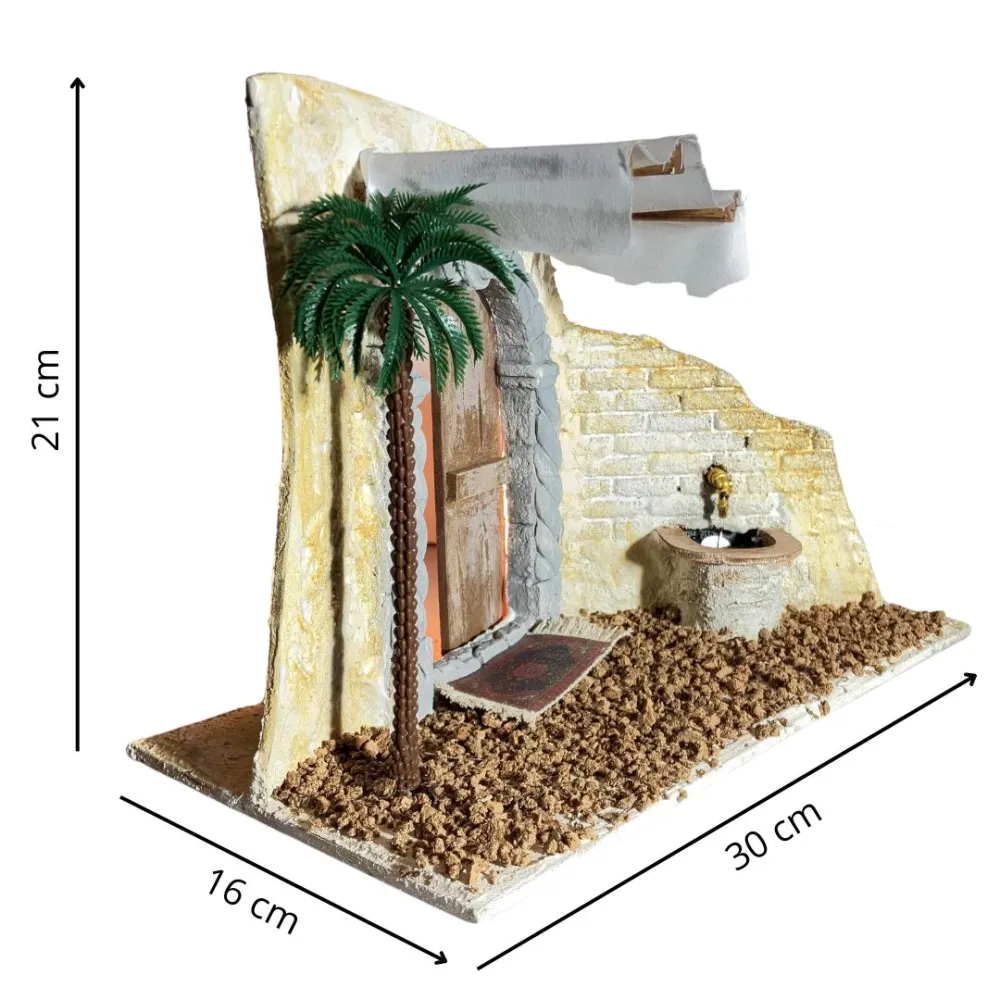 Oriental Setting with Working Fountain for 10–12 cm Nativity Figures