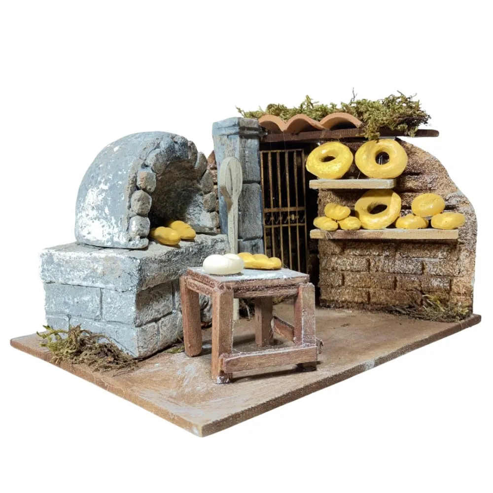 Oven with Bread for 8–10 cm Nativity Figures