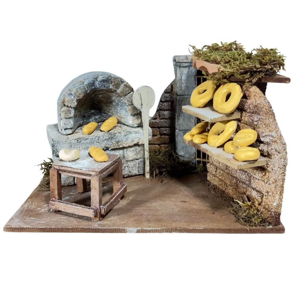 Oven with Bread for 8–10 cm Nativity Figures