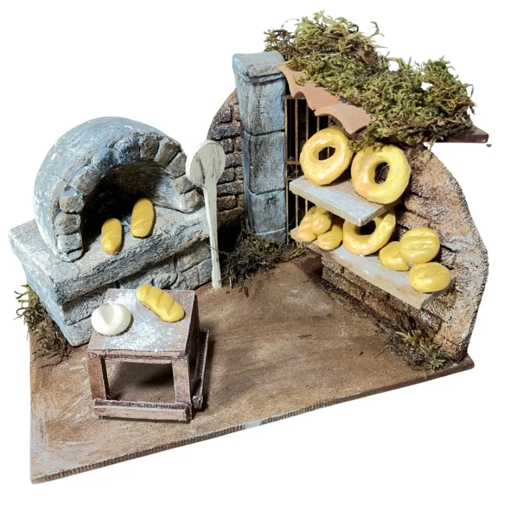 Oven with Bread for 8–10 cm Nativity Figures
