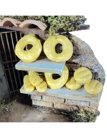 Ambientazione con forno e pane per statue da 8-10 cm
