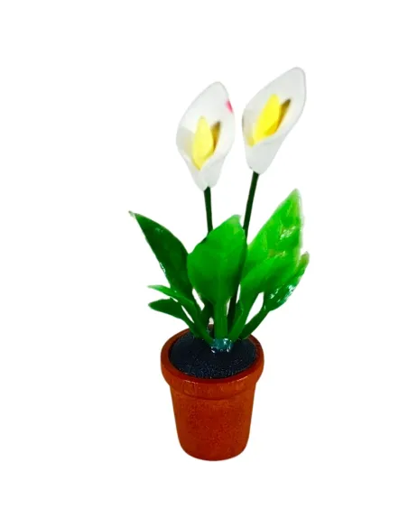 Set of 6 flower vases for 20 cm Nativity figures