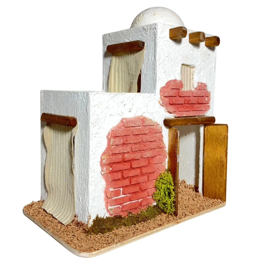 Palestinian House with Turret for 8 cm Nativity Figures