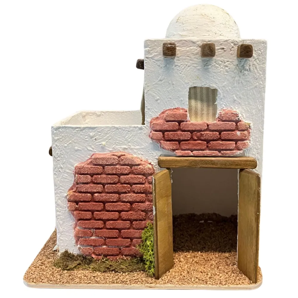 Palestinian House with Turret for 8 cm Nativity Figures