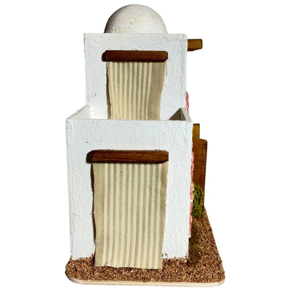 Palestinian House with Turret for 8 cm Nativity Figures