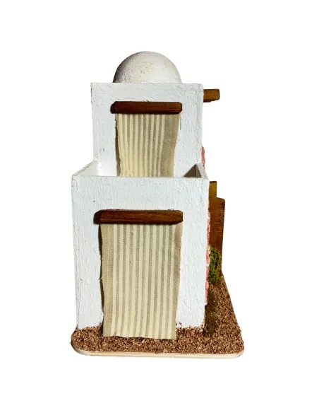 Palestinian House with Turret for 8 cm Nativity Figures