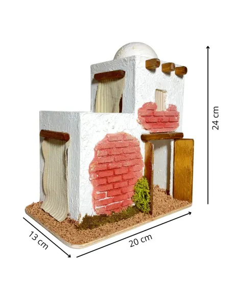 Palestinian House with Turret for 8 cm Nativity Figures