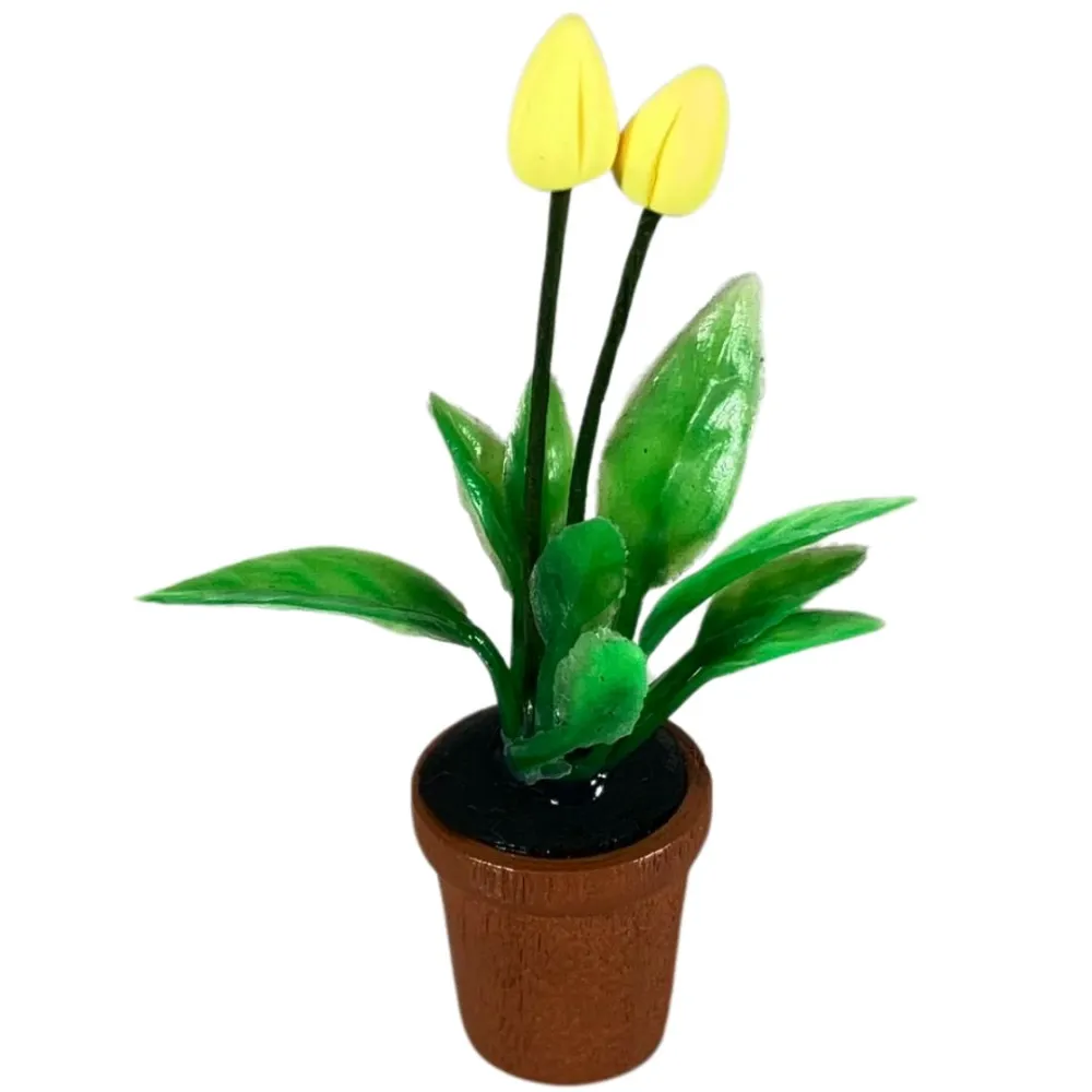 Set of 6 flower vases for 20 cm Nativity figures