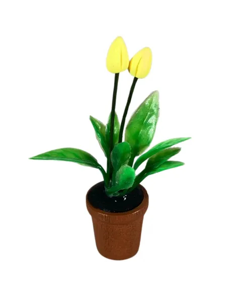 Set of 6 flower vases for 20 cm Nativity figures