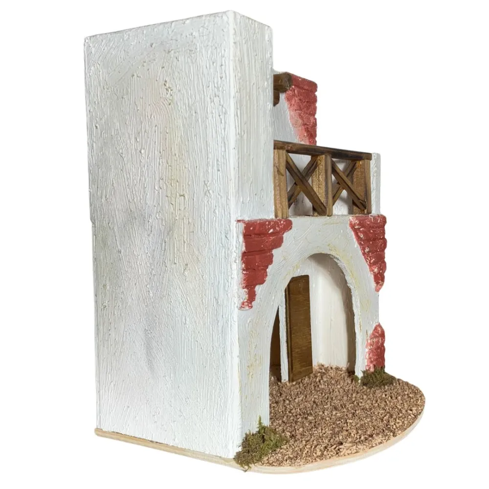 Palestinian Setting with Arch and Terrace for 6 cm Nativity Figures