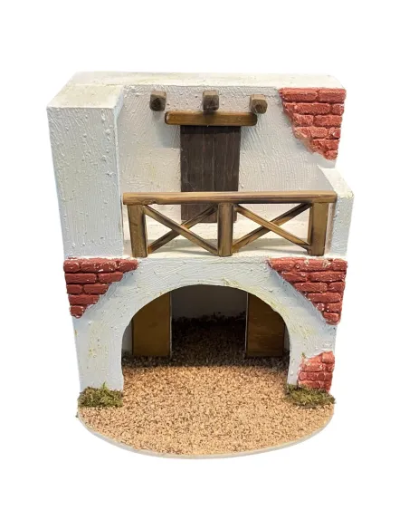 Palestinian Setting with Arch and Terrace for 6 cm Nativity Figures