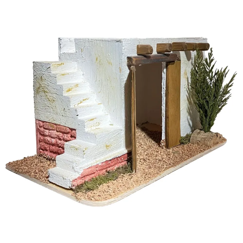 Palestinian Setting with Stairs and Terrace for 8–10 cm Nativity Figures