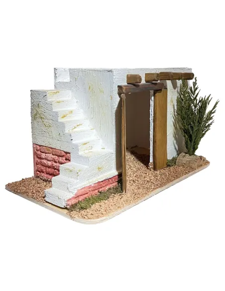 Palestinian Setting with Stairs and Terrace for 8–10 cm Nativity Figures