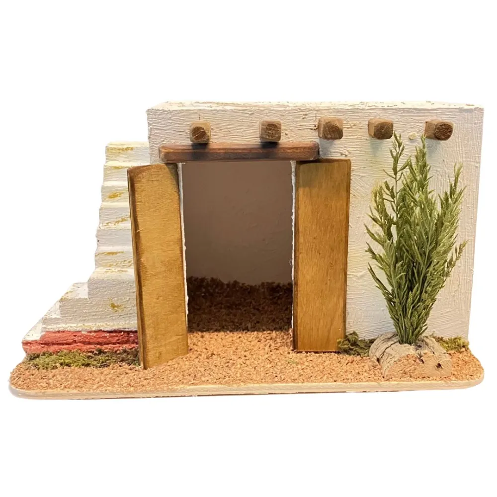 Palestinian Setting with Stairs and Terrace for 8–10 cm Nativity Figures