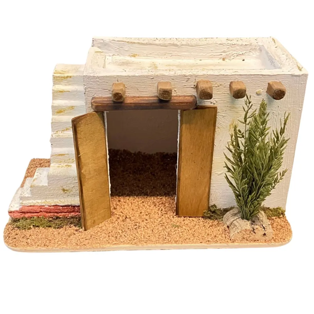 Palestinian Setting with Stairs and Terrace for 8–10 cm Nativity Figures
