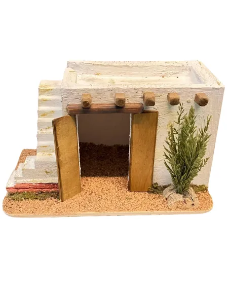 Ambientazione palestinese con scale e terrazza per statue da 8-10 cm