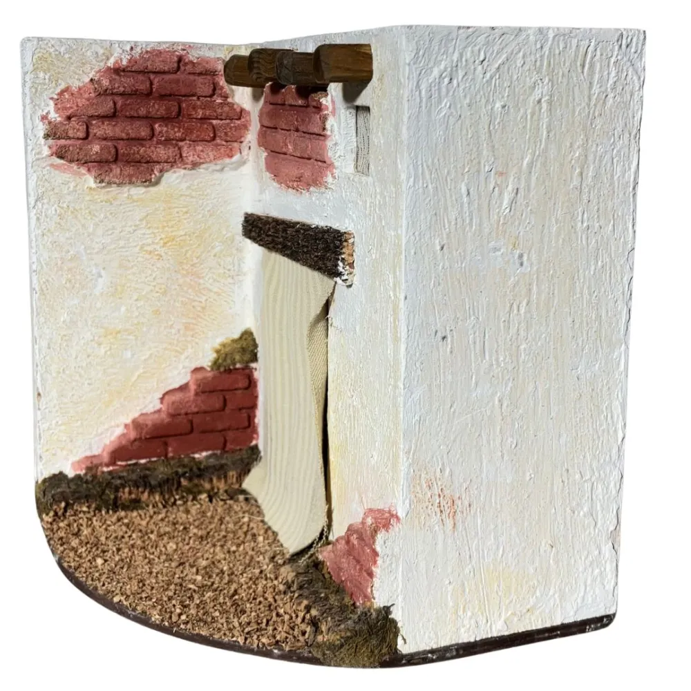 Palestinian Setting with Curtain for 8–10 cm Nativity Figures