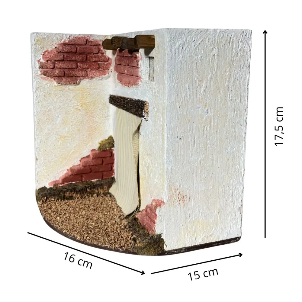 Palestinian Setting with Curtain for 8–10 cm Nativity Figures