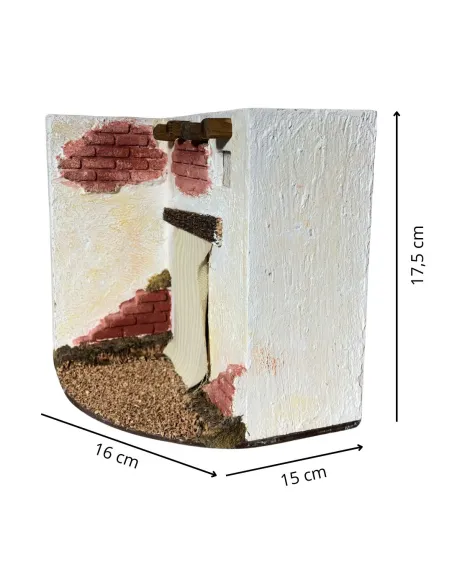 Palestinian Setting with Curtain for 8–10 cm Nativity Figures