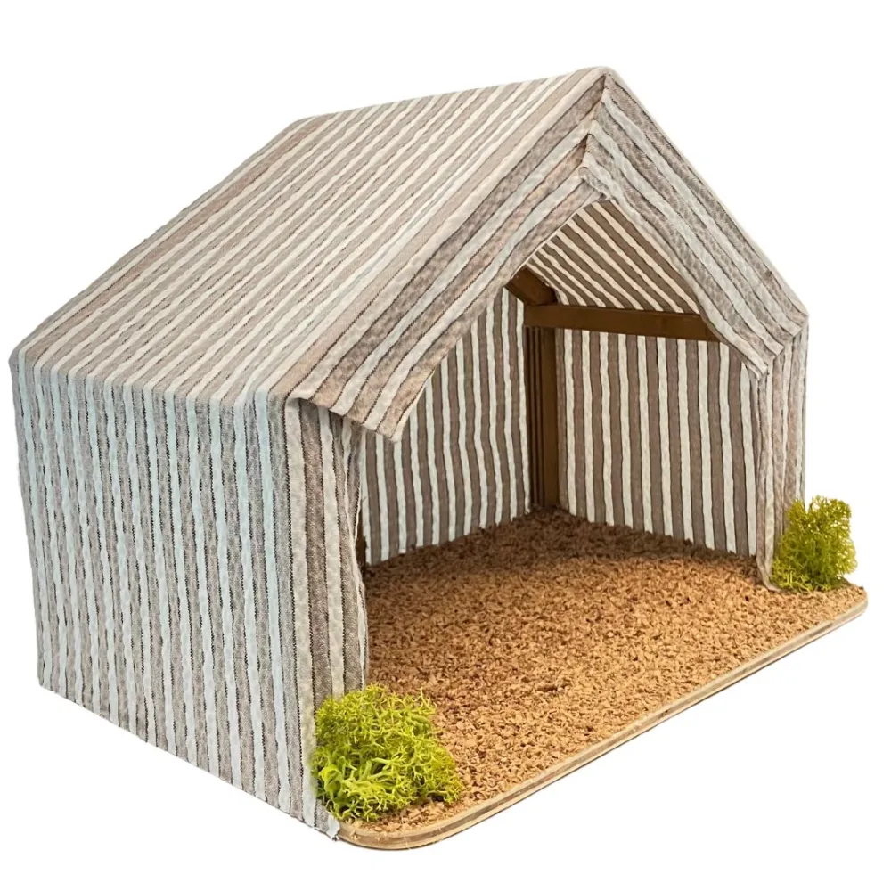 Palestinian Fabric Tent for 8–10 cm Nativity Figures