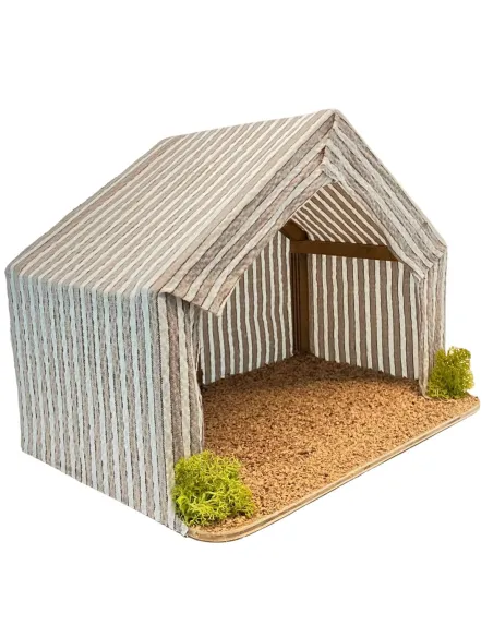Palestinian Fabric Tent for 8–10 cm Nativity Figures