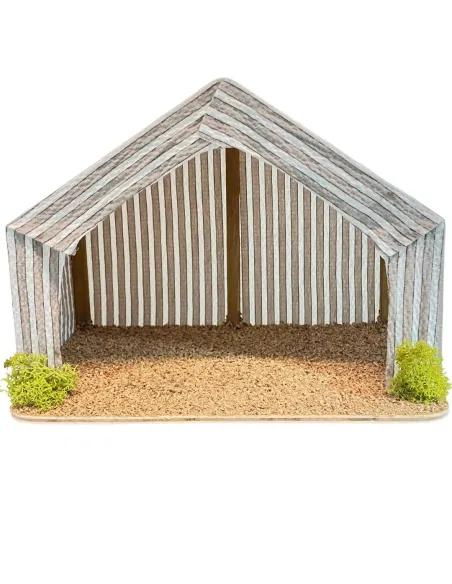 Palestinian Fabric Tent for 8–10 cm Nativity Figures