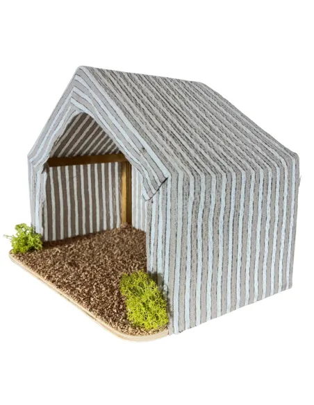 Palestinian Fabric Tent for 8–10 cm Nativity Figures