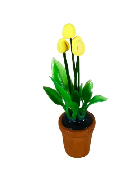 Set of 6 flower vases for 20 cm Nativity figures