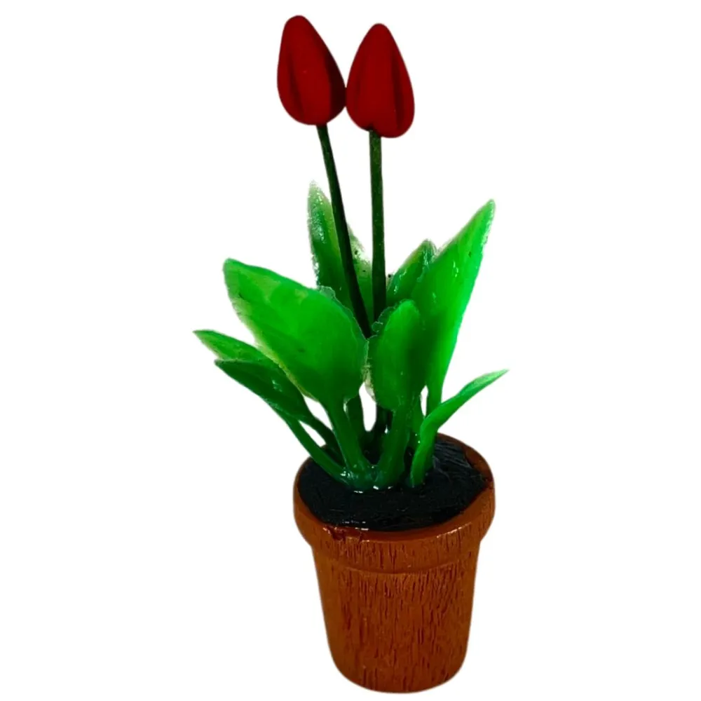 Set of 6 flower vases for 20 cm Nativity figures