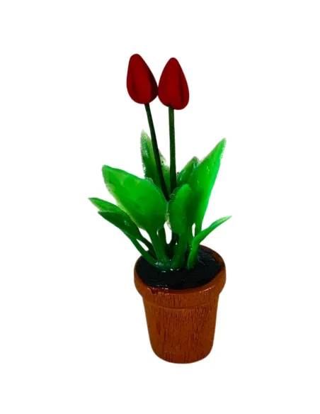 Set of 6 flower vases for 20 cm Nativity figures