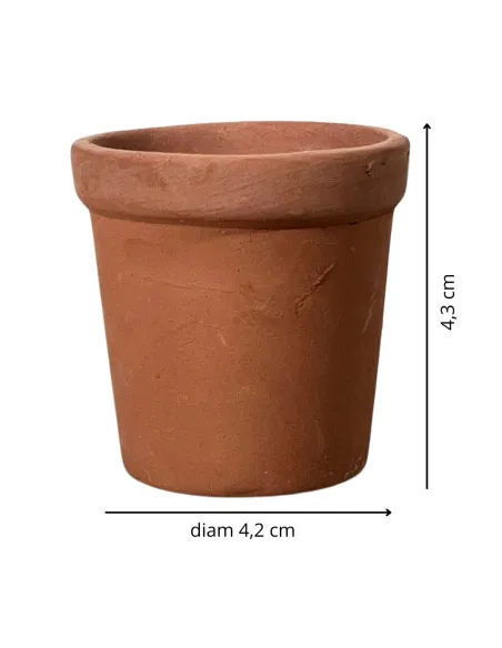Vaso in terracotta per statue da 30 cm