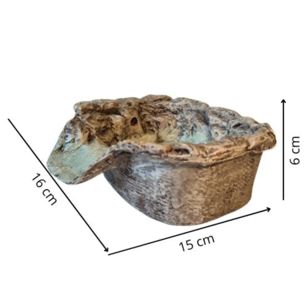 Sorgente per ruscello in resina - vasca di alimentazione