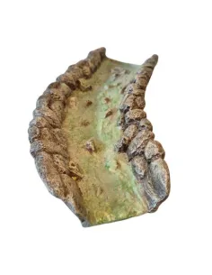 Tratto di fiume con curva a destra componibile in resina