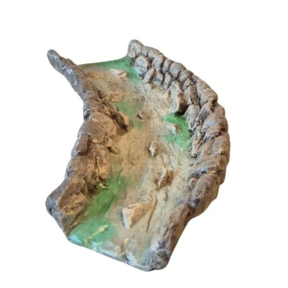 Modular Left-Curved River Section in Resin