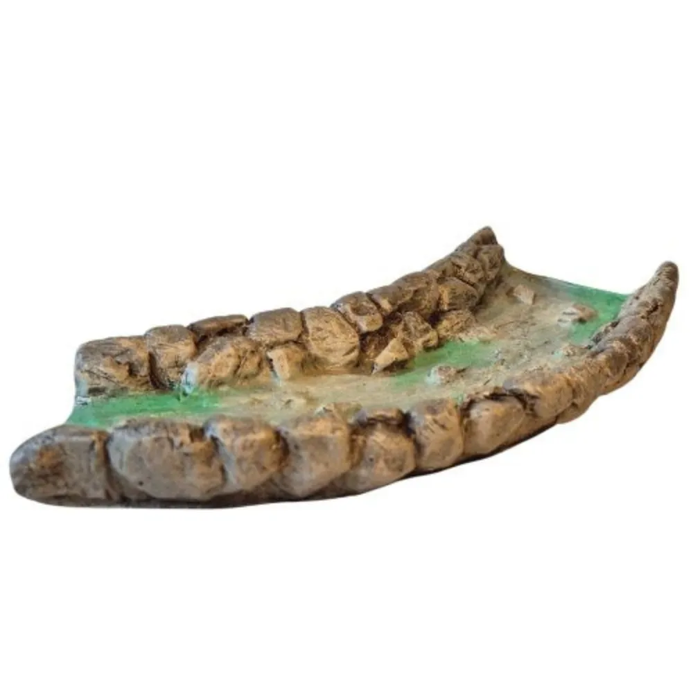 Modular Left-Curved River Section in Resin