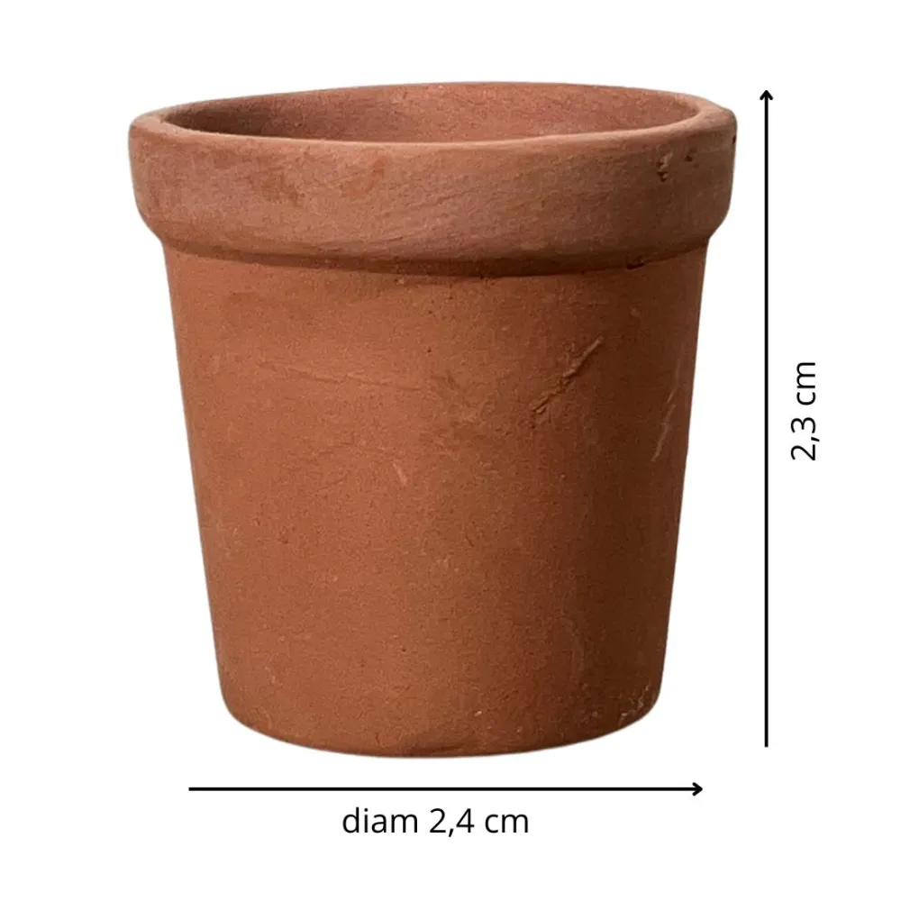 Terracotta Flower Pot for 15–20 cm Nativity Figures