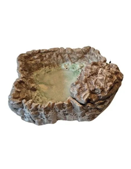 Lago completo di pompa e tubo diam 29 cm in resina