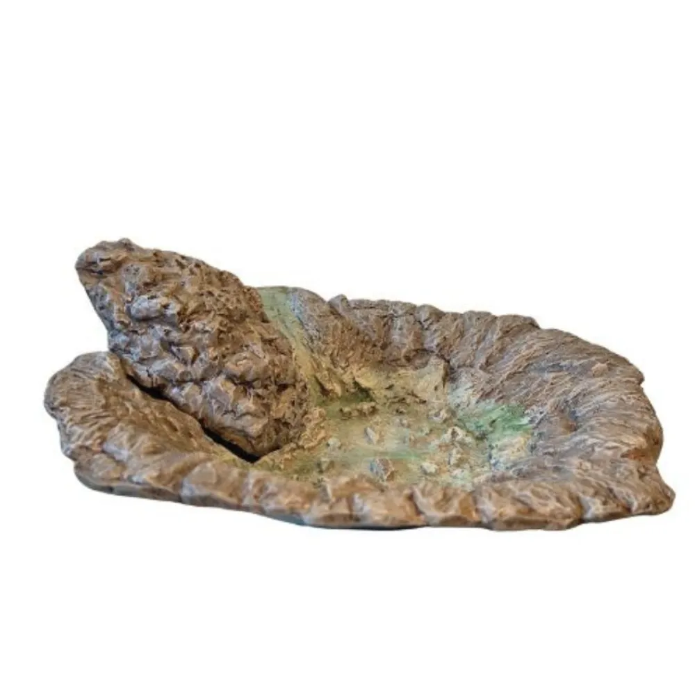 Lago completo di pompa e tubo diam 35 cm in resina