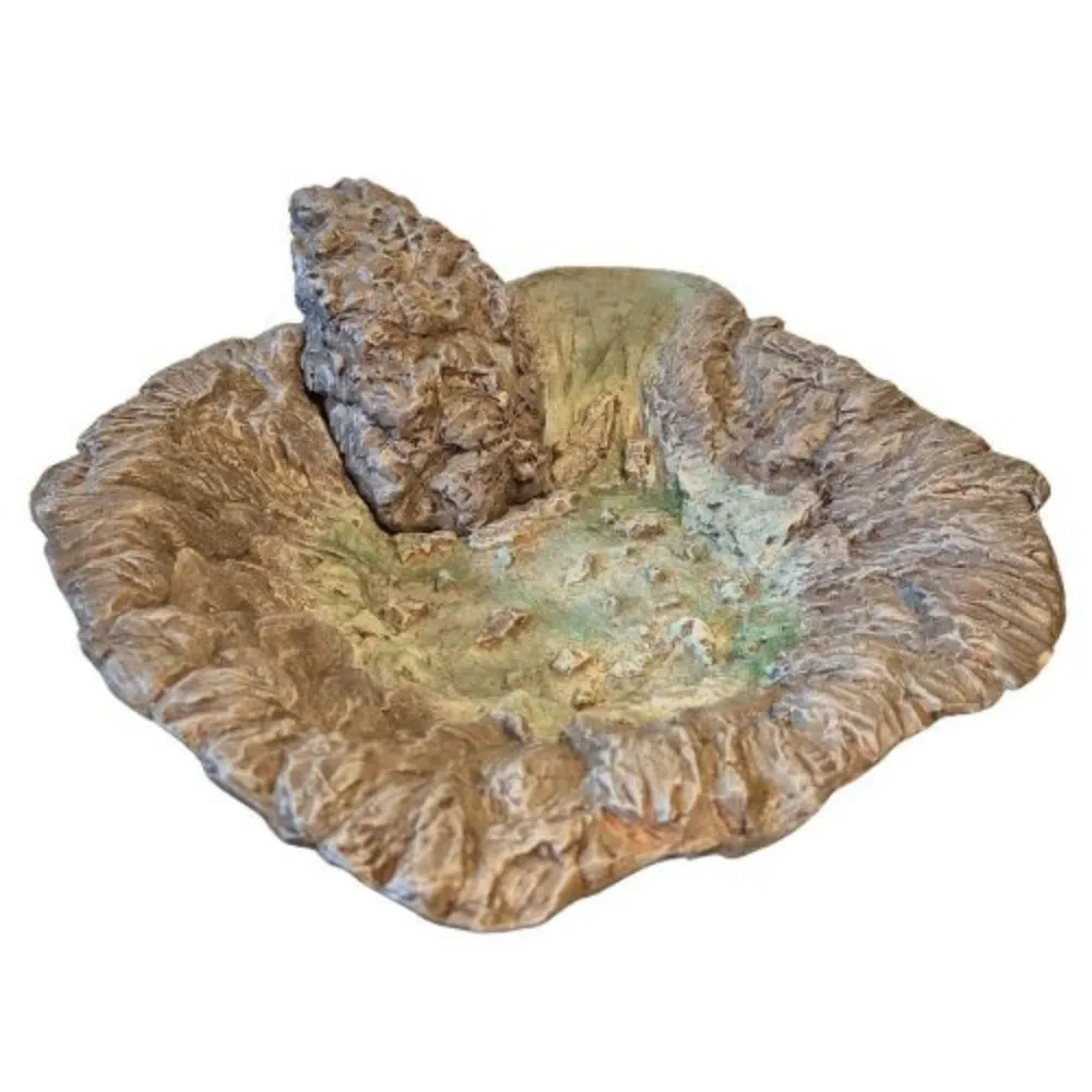 Lago completo di pompa e tubo diam 35 cm in resina