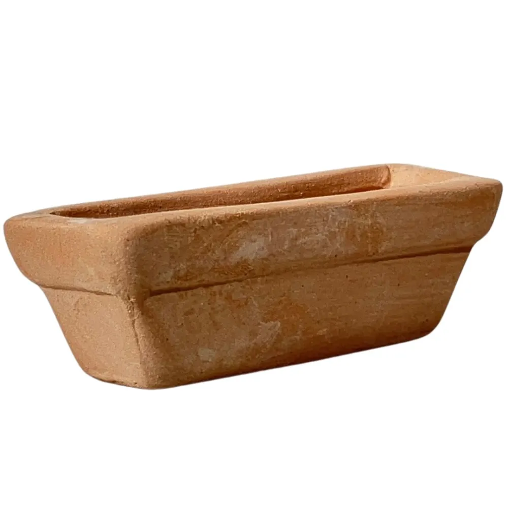 Long Terracotta Planter for 20 cm Nativity Figures
