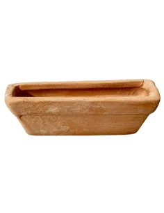 Vaso lungo in terracotta per statue da 20 cm 2